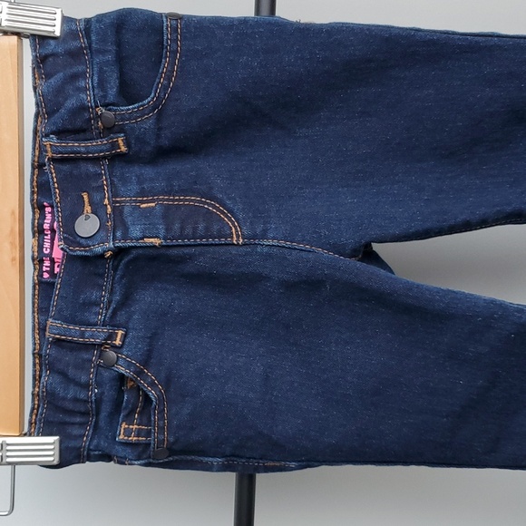 Toddler Dark Wash Skinny Jeans with Stretch - Picture 2 of 7